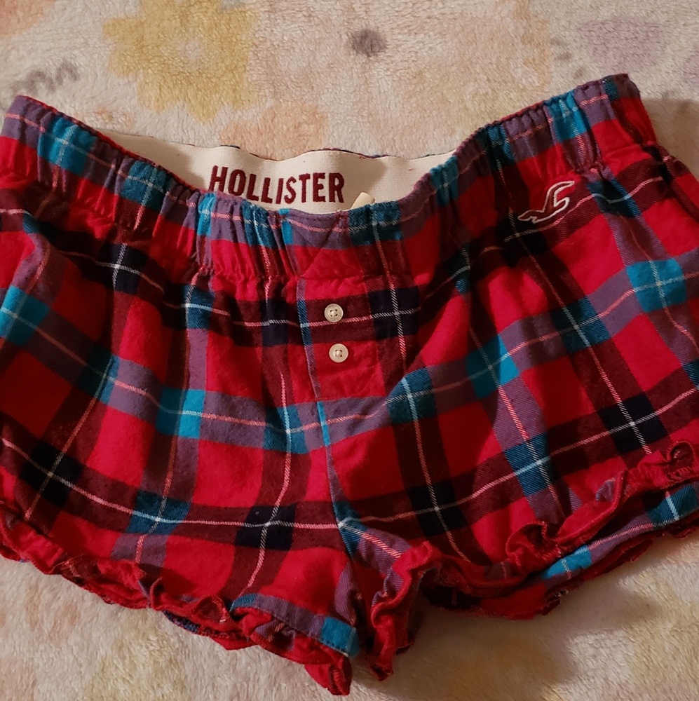 Plaid Hollister Sleep Shorts